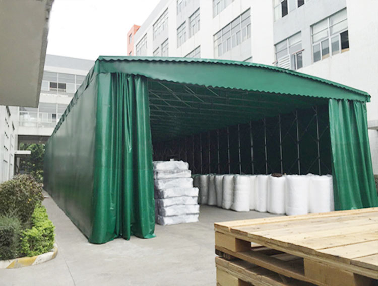 浙江省绍兴市移动仓库雨棚